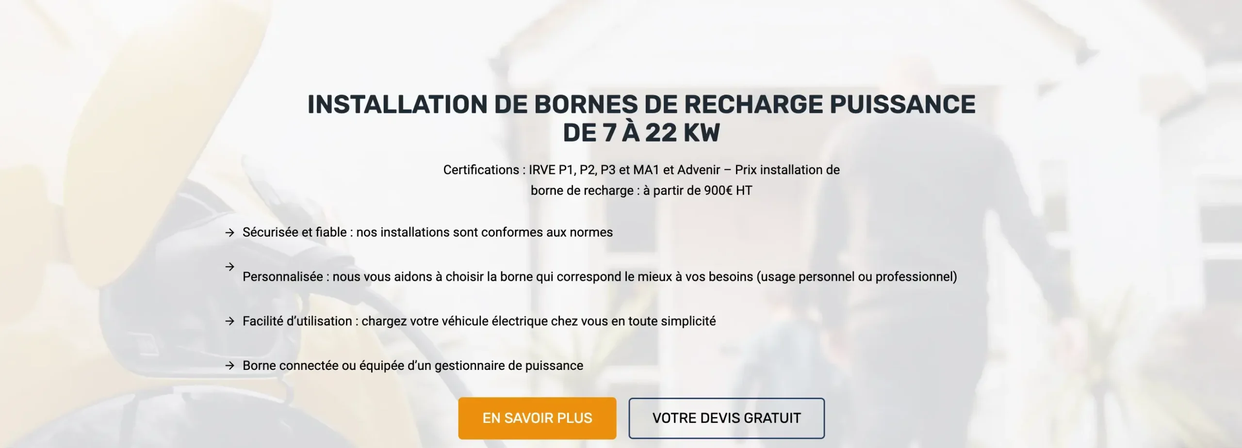 Page service AES Normandie électricien en Normandie