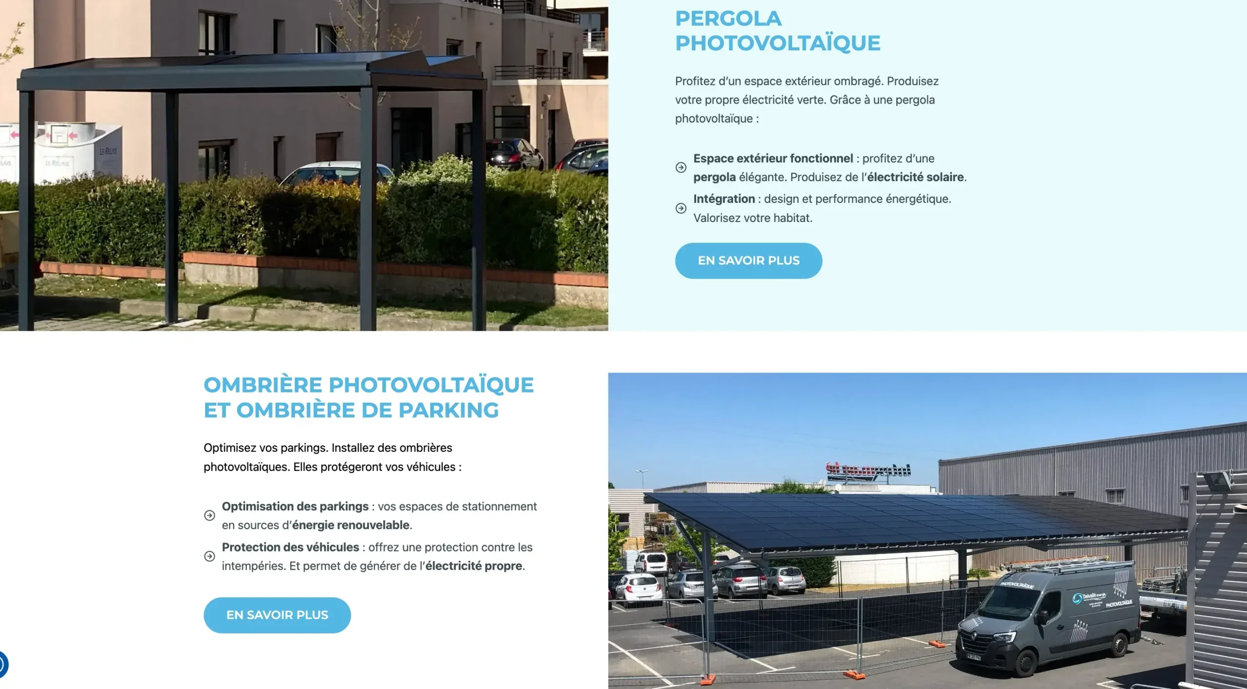 Contenu Delvallé Énergie installation photovoltaïque
