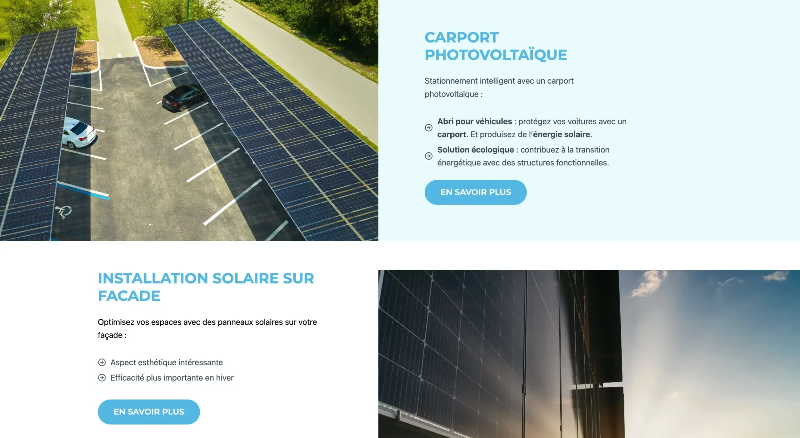 Section services photovoltaïques Delvallé Énergie