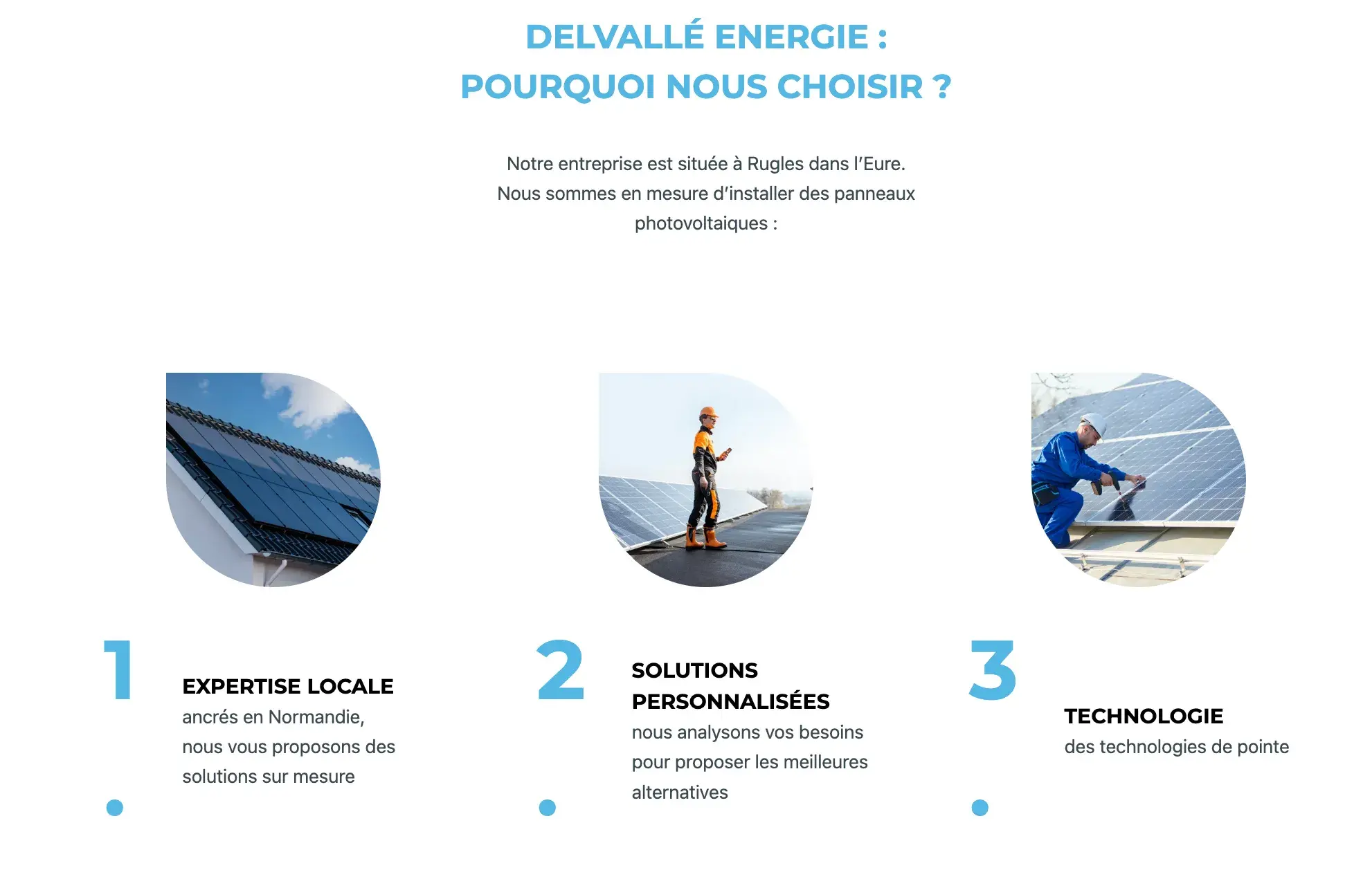 Bas de page Delvallé Énergie site photovoltaïque