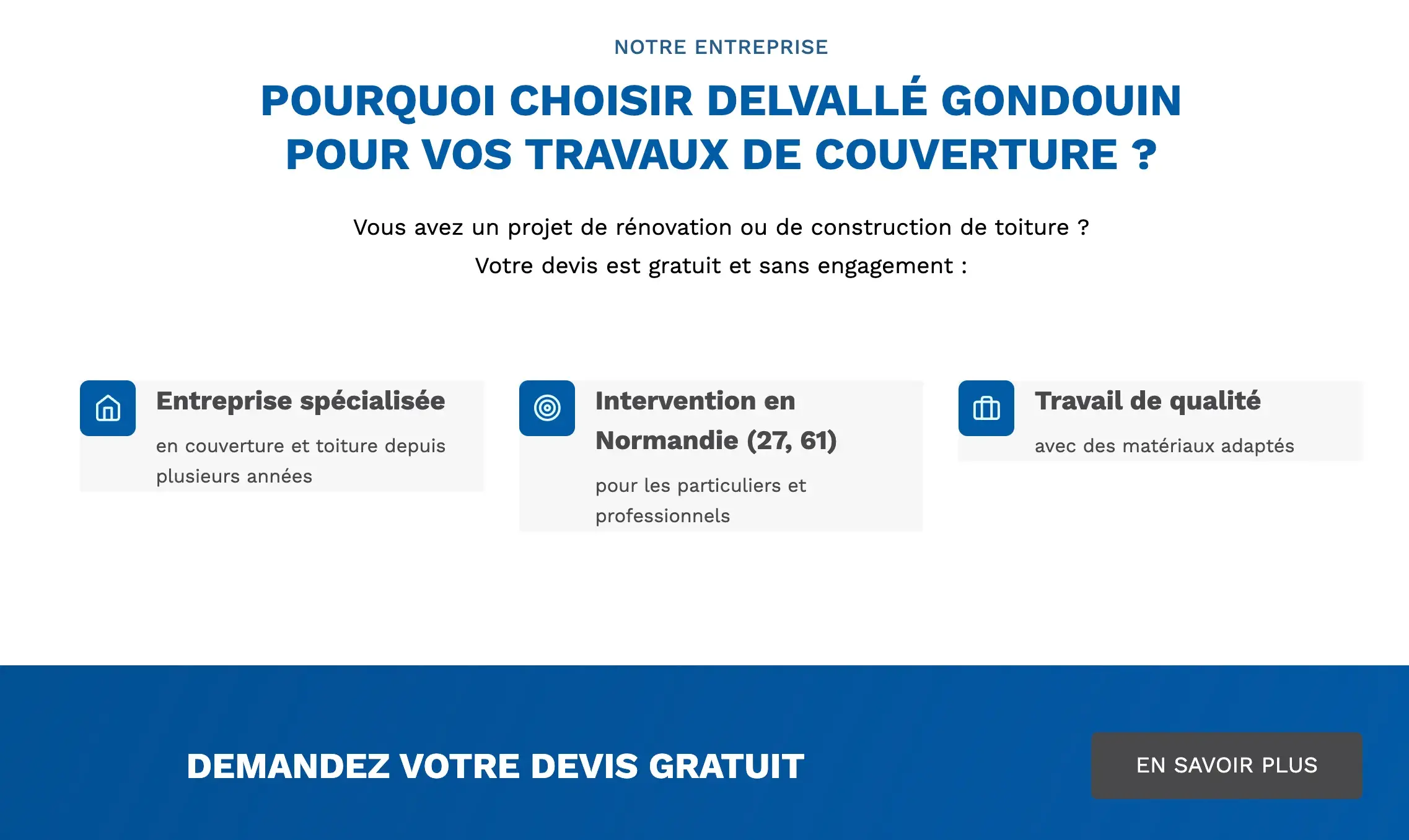 Contenu SEO site couverture maison