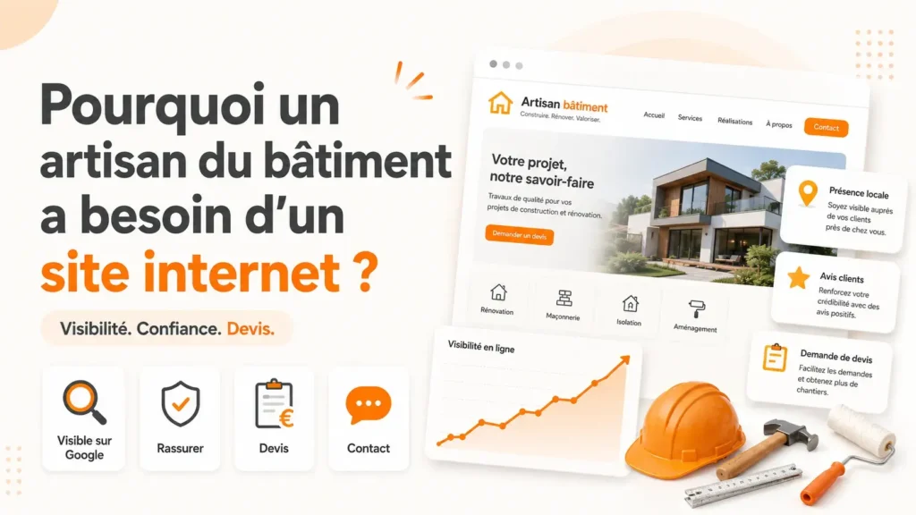 Pourquoi un artisan du bâtiment a besoin d'un site internet ?