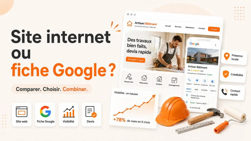 Site internet ou fiche Google