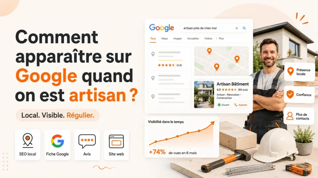 Comment apparaître sur Google quand on est artisan ?