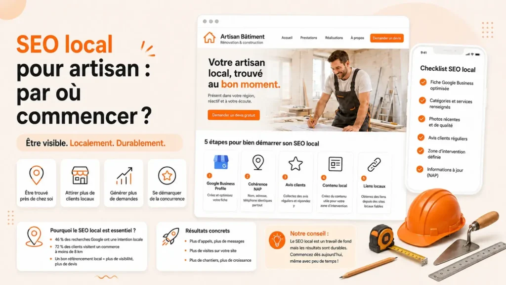 SEO local pour artisan : par où commencer ?